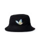 NUZADA Unisex Embroidery Outdoor Double-Sided Fisherman Hat Cotton Bucket Cap Sunshade Fishing Hat NUZADA Unisex Embroidery Outdoor Double-Sided Fisherman Hat Cotton Bucket Cap Sunshade Fishing Hat