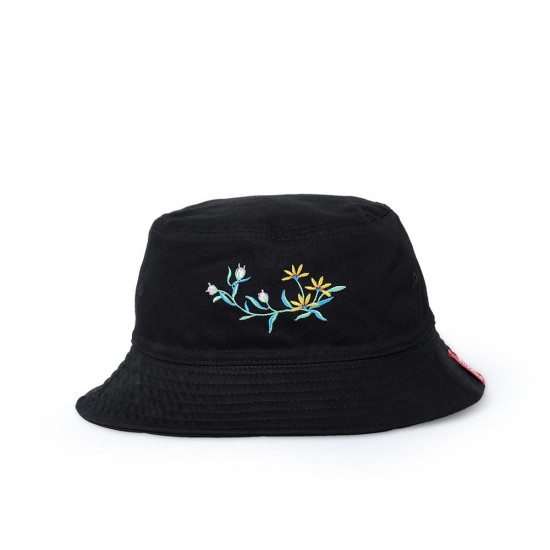 NUZADA Unisex Embroidery Outdoor Double-Sided Fisherman Hat Cotton Bucket Cap Sunshade Fishing Hat NUZADA Unisex Embroidery Outdoor Double-Sided Fisherman Hat Cotton Bucket Cap Sunshade Fishing Hat
