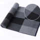 180CM Men Winter Patchwork Thicken Warm Scarves Knitting Soft Neckercheif Scarf