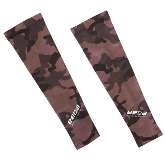 1Pair UV Protection Cycling Fishing Camouflage Breathable Cooling Arm Sleeves for Men Women