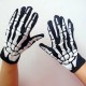 Fashion Halloween Skeleton Ghost Demon Elastic Skull Gloves