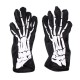 Fashion Halloween Skeleton Ghost Demon Elastic Skull Gloves