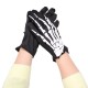 Fashion Halloween Skeleton Ghost Demon Elastic Skull Gloves