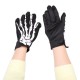 Fashion Halloween Skeleton Ghost Demon Elastic Skull Gloves