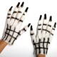 Halloween White Ghost Gloves  Masquerade Costume Party Cosplay Props Clothing Accessories