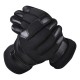 Men Male Nylon Leather Thread Driving Gloves Thick Skidproof Outdoor Cycling Mittens