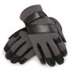 Men Male Nylon Leather Thread Driving Gloves Thick Skidproof Outdoor Cycling Mittens