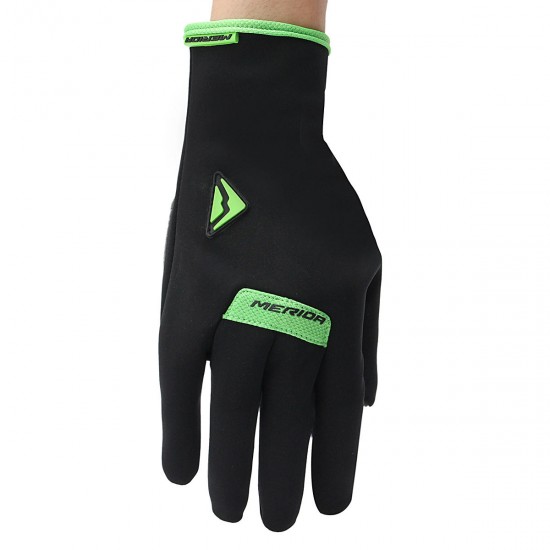 Men Polyester Waterproof Riding Gloves Racing Bike Gel Cycling Full Finger Shockproof Outdoor Mitten