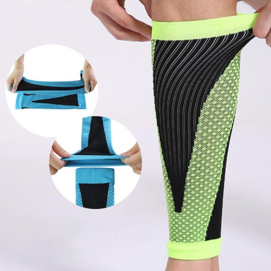 1 Pair Mens Football Basketball Breathable Calf Compression Sleeve Stockings for Running Cycling Travel Nurse 1 Pair Mens Football Basketball Breathable Calf Compression Sleeve Stockings for Running Cycling Travel Nurse