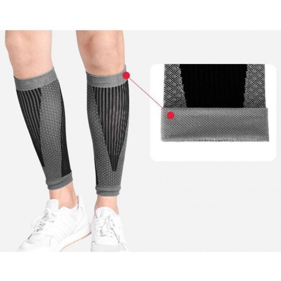 1 Pair Mens Football Basketball Breathable Calf Compression Sleeve Stockings for Running Cycling Travel Nurse 1 Pair Mens Football Basketball Breathable Calf Compression Sleeve Stockings for Running Cycling Travel Nurse