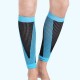 1 Pair Mens Football Basketball Breathable Calf Compression Sleeve Stockings for Running Cycling Travel Nurse