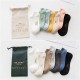 7 Pack Men Women Cottton Plain Low Cut Ankle Socks Athletic Sport Skid Resistant Deodorization Sock