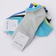 A.E.SHON Mens Sports Socks Fashion Double Cuff Trainer Waffle Socks