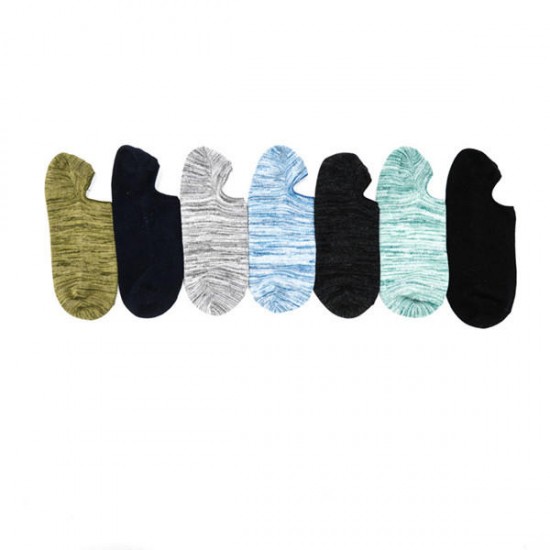 Ankle Socks Unisex Breathable Deodorization High Low Cut Cotton Slipper Socks for Men and Women