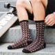 Men Plaid Medium Long Tube Socks Outdoor Casual Deodorization Athletic Sock Men Plaid Medium Long Tube Socks Outdoor Casual Deodorization Athletic Sock