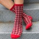 Men Plaid Medium Long Tube Socks Outdoor Casual Deodorization Athletic Sock Men Plaid Medium Long Tube Socks Outdoor Casual Deodorization Athletic Sock