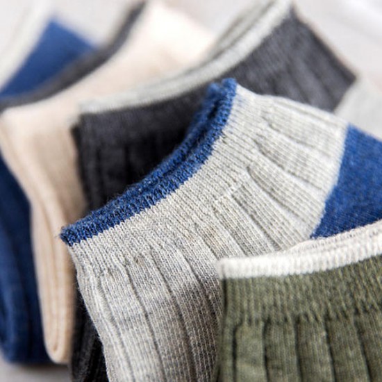 Mens Cotton Stripe Patchwork Invisible Socks Outdoor Sport No Show Boat Liner Sneaker Slippers Socks Mens Cotton Stripe Patchwork Invisible Socks Outdoor Sport No Show Boat Liner Sneaker Slippers Socks
