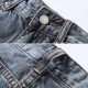 Fashion Holes Ripped Jeans Summer Slim Shredded Jeans for Men