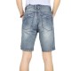 Mens Vintage Holes Summer Fashion Denim Shorts Casual Jeans