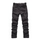 Fashionable Casual Men's Designed Straight Slim Fit Long Pants