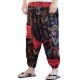 INCERUN Men Ethnic Printing Loose Casual Harem Trousers Cotton Big Size Pants