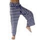 INCERUN Mens Plaid Printing Summer Thin Fisherman Yoga Casual Pants