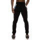 Mens 3D Priting Elastic Waist Drawstring Jogging Pants Side Zipper Pockets Trousers