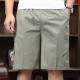 100% Cotton Mens Multi-Pocket Knee-Length Cargo Pants Breathable Wrinkle-Resistant Casual Shorts