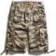 Camouflage Big Multi Pocket Summer Loose Cotton Cargo Shorts Size 30-40