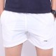 Mens Summer Beach Casual Sports Shorts Elastic Waist Loose Solid Color Shorts