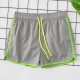 Mens Summer Quick Dry Mesh Breathable Solid Color Casual Board Shorts Swimwear