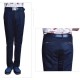 Men's Casual Straight Mid-waist Trousers Fashion Business Loose Pants