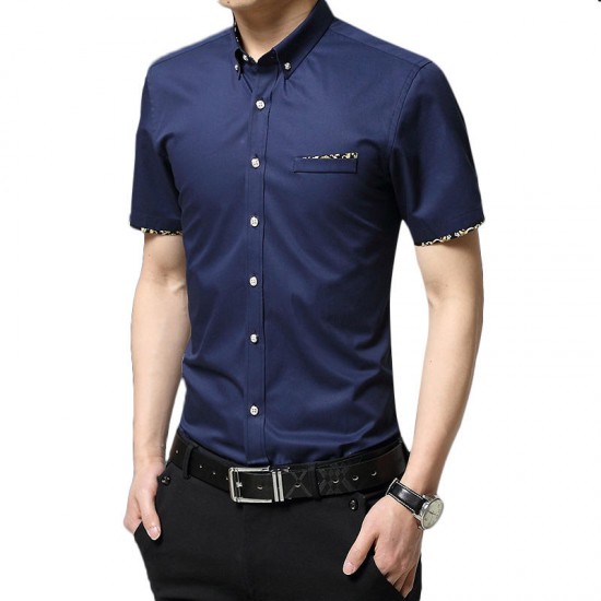 Casual Business Slim Fit Stylish Button down Designer Shirts for Men