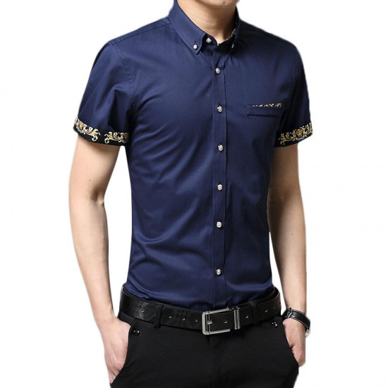 Casual Business Slim Fit Stylish Button down Designer Shirts for Men