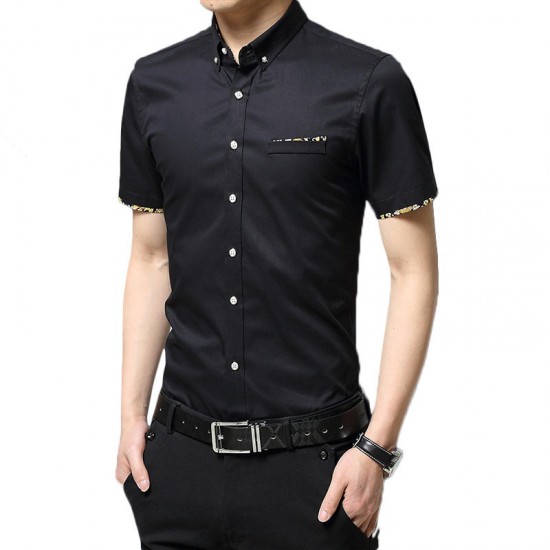 Casual Business Slim Fit Stylish Button down Designer Shirts for Men