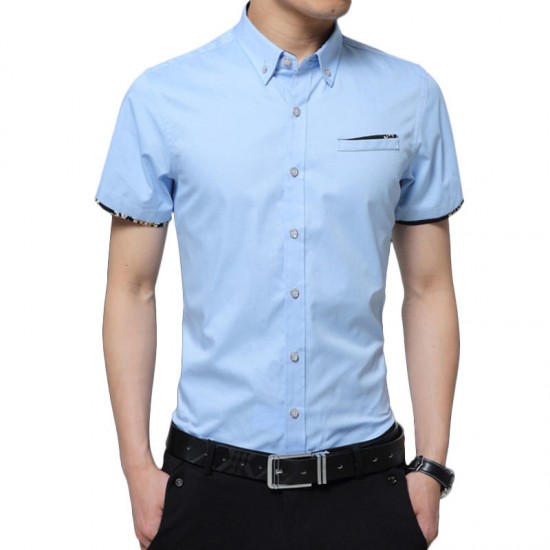 Casual Business Slim Fit Stylish Button down Designer Shirts for Men