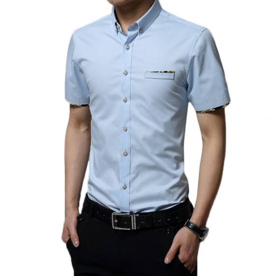 Casual Business Slim Fit Stylish Button down Designer Shirts for Men