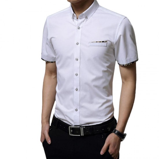 Casual Business Slim Fit Stylish Button down Designer Shirts for Men