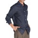 ChArmkpR Mens Pocket Fashion Long Sleeve Cotton Denim Casual Shirts