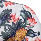 Pineapple Printing Mandarin Collar Long Sleeve Cotton Band Collar Shirt for Men Pineapple Printing Mandarin Collar Long Sleeve Cotton Band Collar Shirt for Men