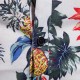 Pineapple Printing Mandarin Collar Long Sleeve Cotton Band Collar Shirt for Men Pineapple Printing Mandarin Collar Long Sleeve Cotton Band Collar Shirt for Men