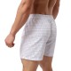 Cotton Plaid Loose Leisure Home Casual Beach Board Boxer Shorts for Men