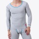 Fall Thermal Cotton Breathable Elastic O Neck Patchwork Warm Pajamas Set for Men