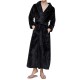 Flannel Thick Warm Winter Full Length Pajamas Sleepwear Robe Bathrobe for Men Flannel Thick Warm Winter Full Length Pajamas Sleepwear Robe Bathrobe for Men