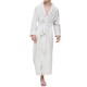 Flannel Thick Warm Winter Full Length Pajamas Sleepwear Robe Bathrobe for Men