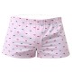 Mens Casual Home Boxers Beach Plaid Moustache Printing Shorts Outdoor Sports Sleepwear