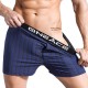 Mens Vertical Striped Printing Arrow Shorts Casual Home Bamboo Fiber Breathable Wicking Boxers