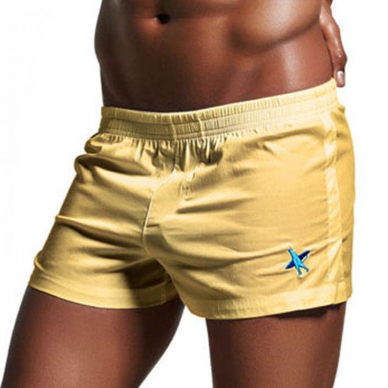 SUPERBODY Arrow Pants Casual Home Sleepwear Sport Boxers Shorts Breathable Sexy Nightwear for Men
