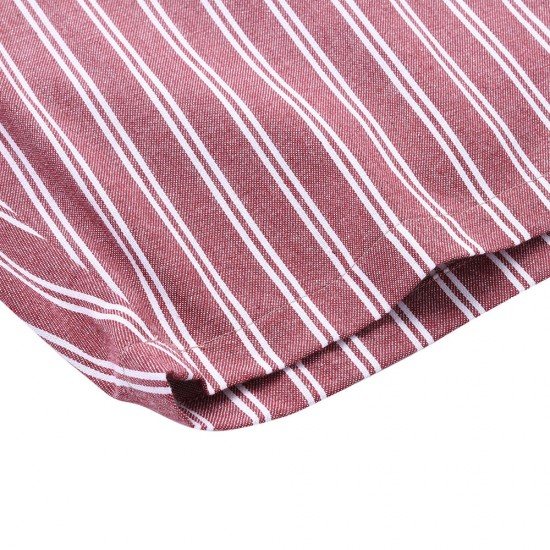 TWO-SIDED Stripe Cotton Comfy Homewear Pajamas Sleepwear Leisure Stroll Shorts for Men