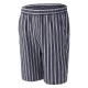 TWO-SIDED Stripe Cotton Comfy Homewear Pajamas Sleepwear Leisure Stroll Shorts for Men